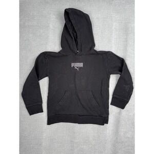 Puma Kids Black Sweater Size Small 7/8 Pullover Sweatshirt